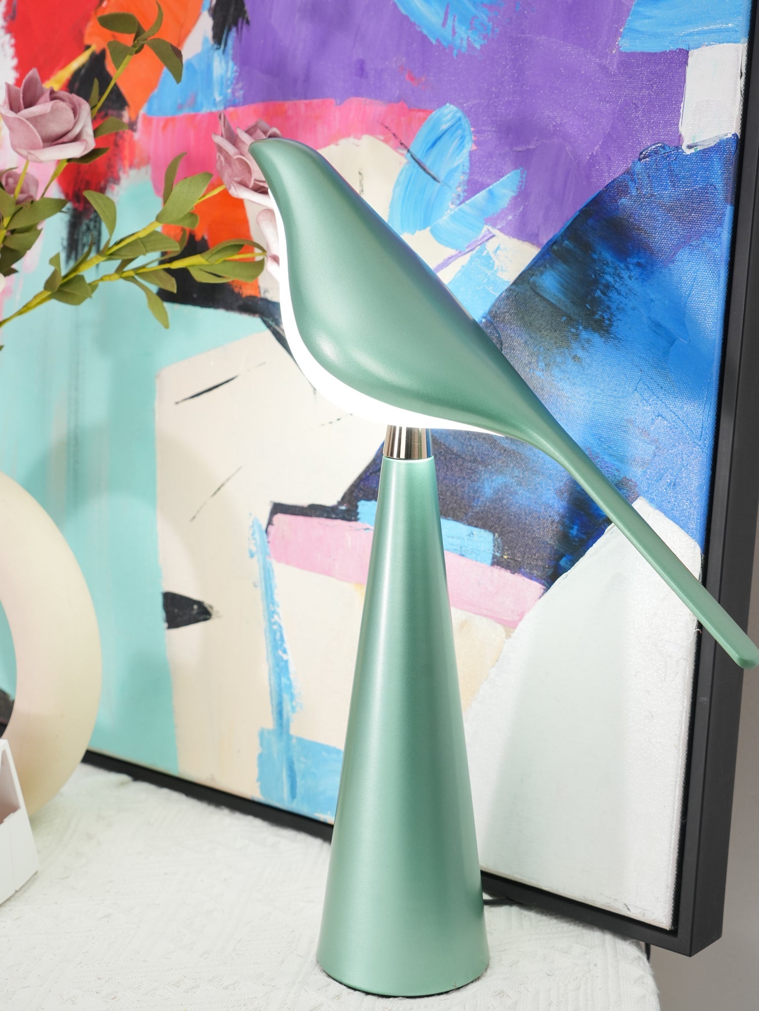 Keith Modern Table Lamp-Neutral Decor