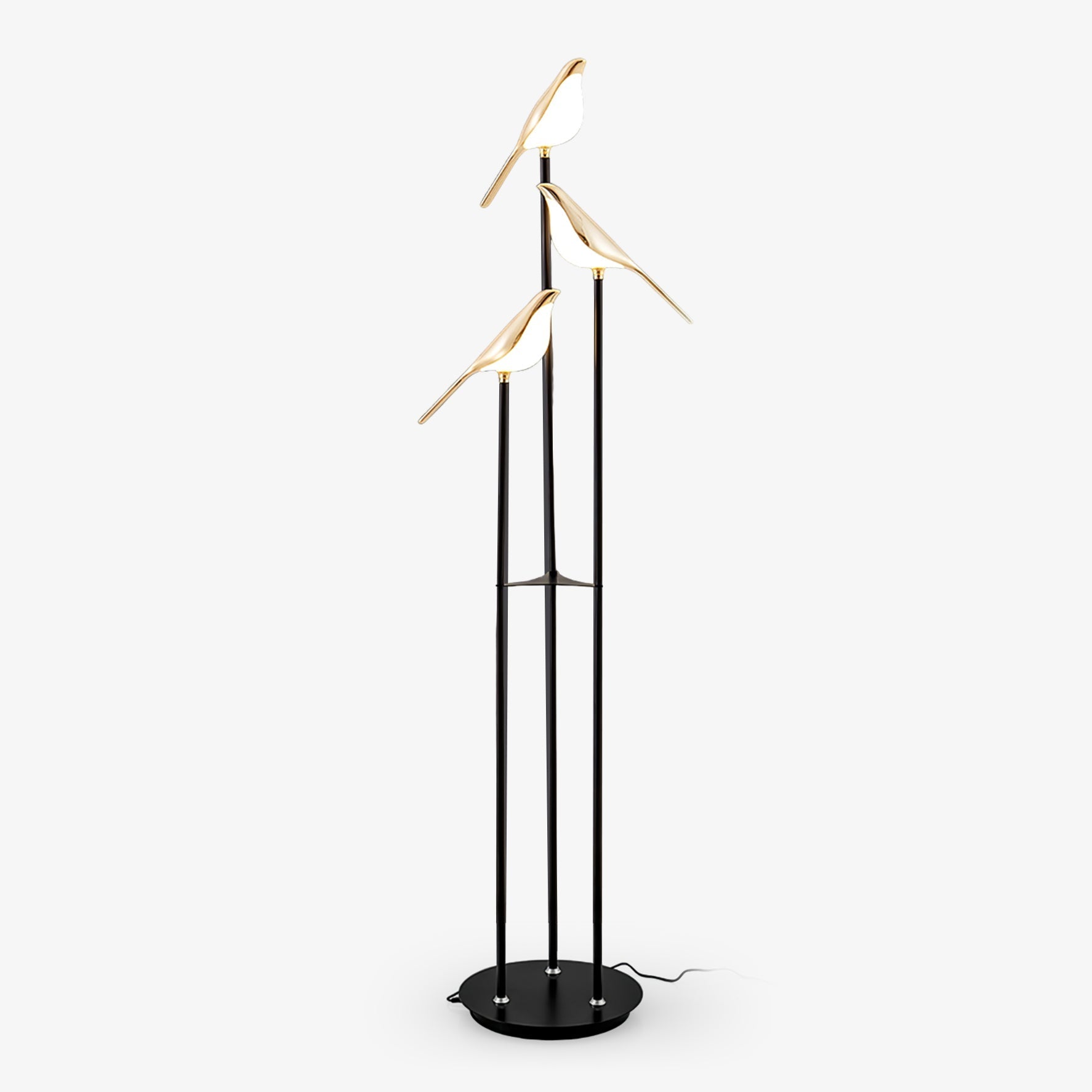 Vont Art Deco Brass Floor Lamp-Neutral Decor