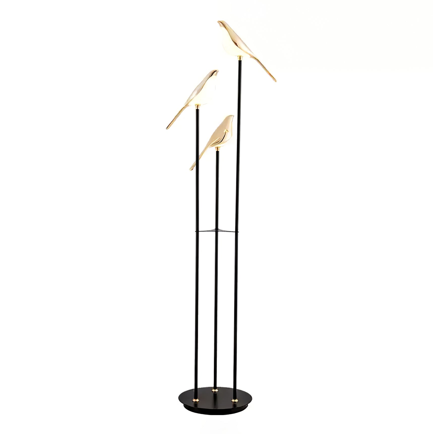 Vont Art Deco Brass Floor Lamp-Neutral Decor