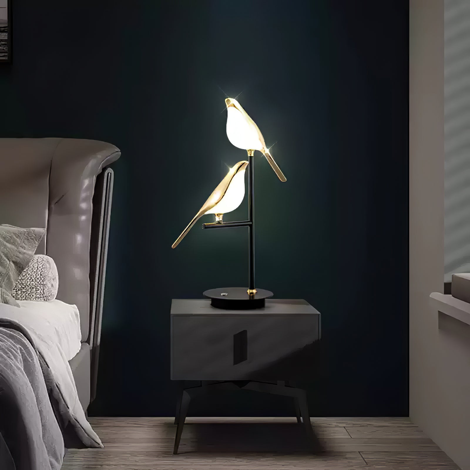 Velare Acrylic Whimsical Table Lamp-Neutral Decor