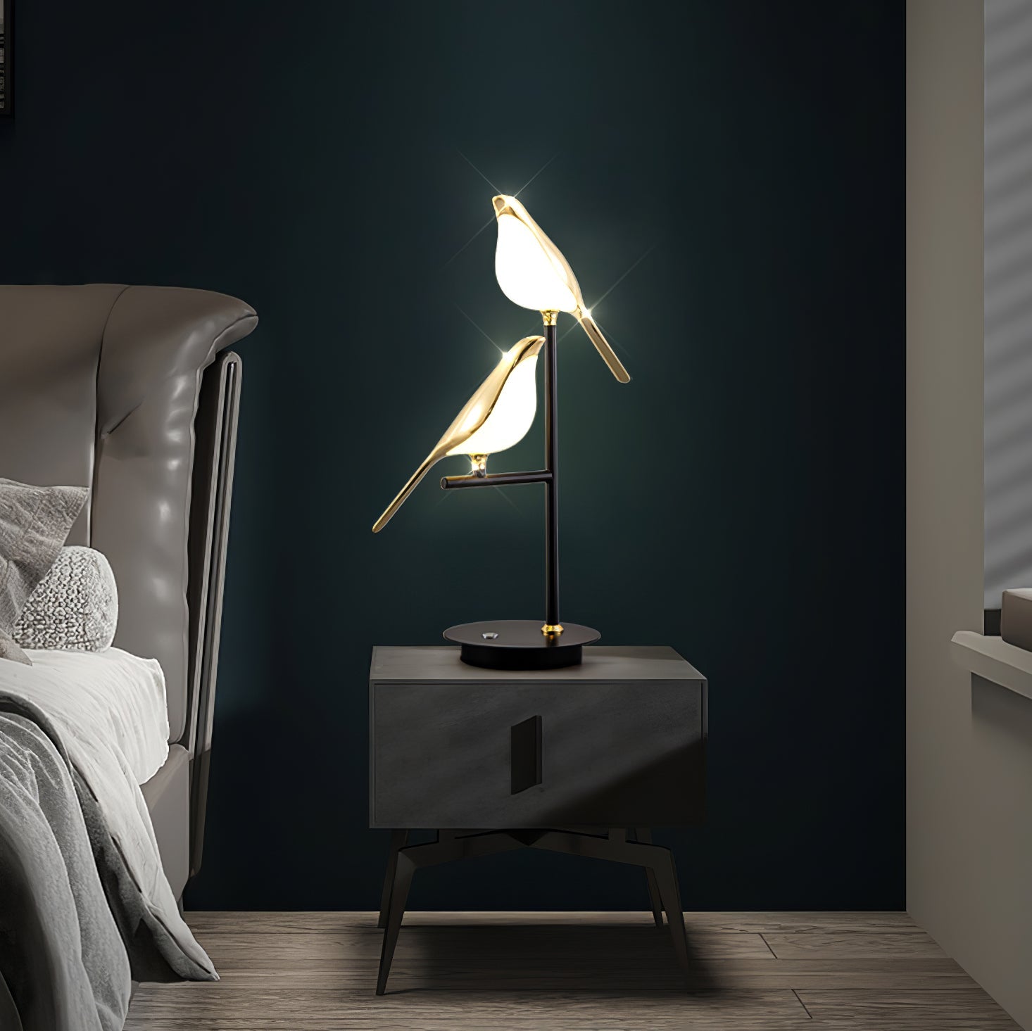 Velare Acrylic Whimsical Table Lamp-Neutral Decor