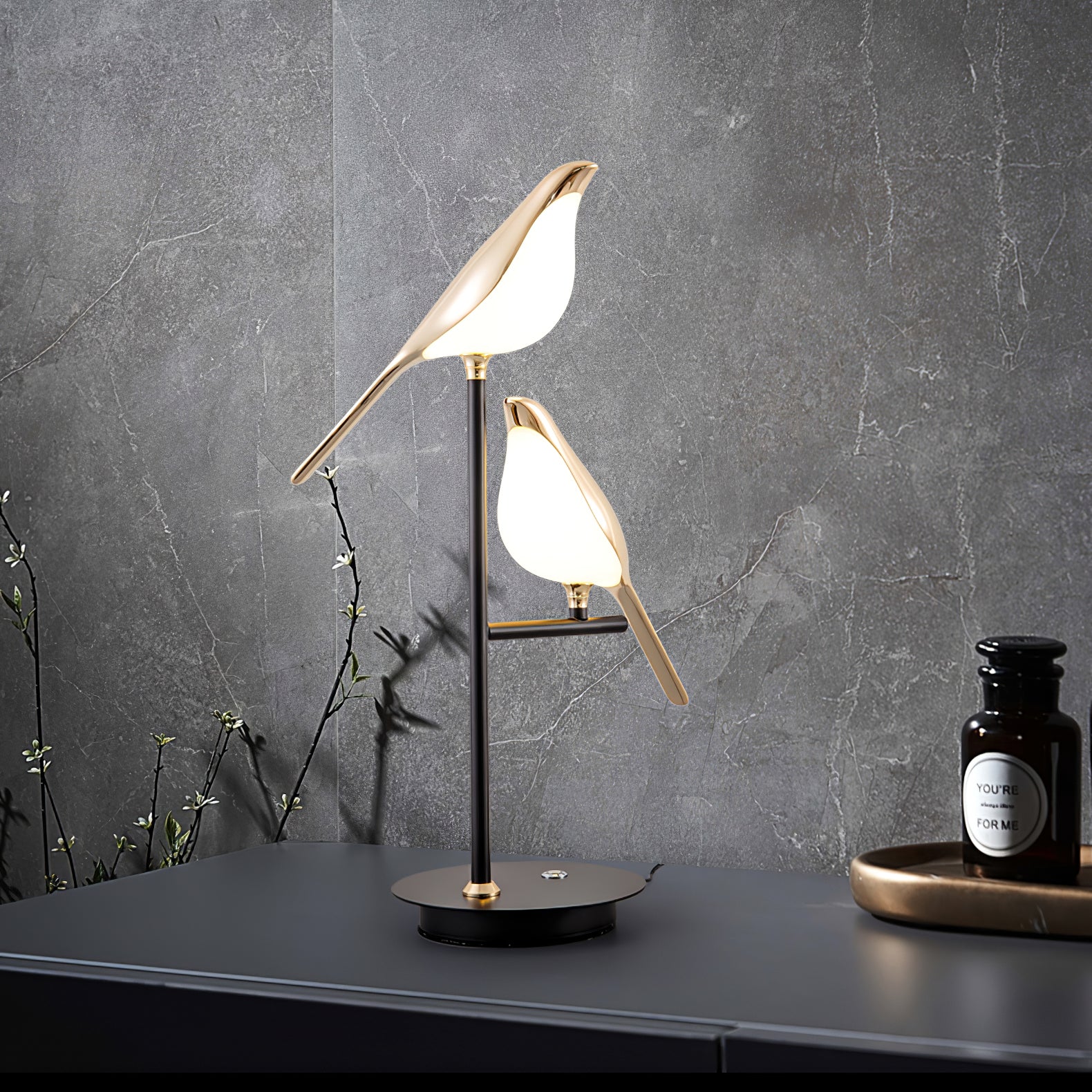 Velare Acrylic Whimsical Table Lamp-Neutral Decor