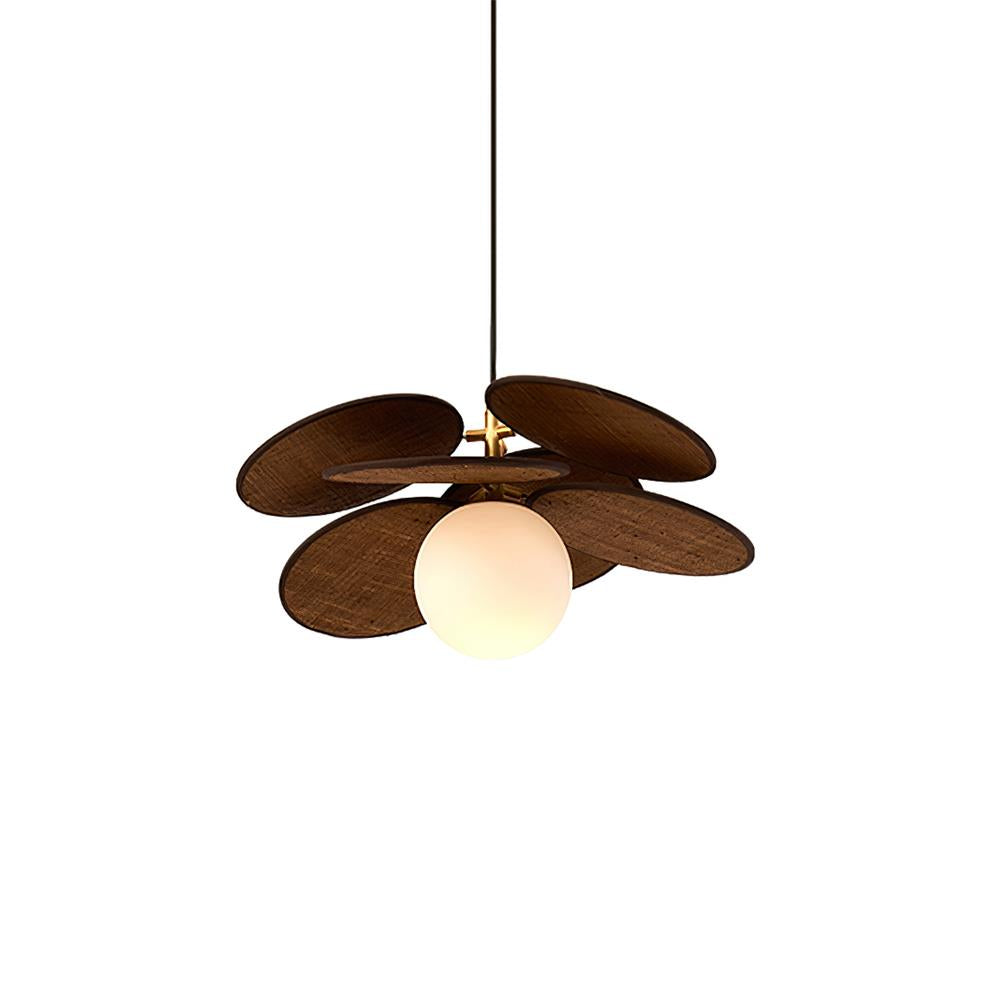 Florin Wooden Petal Pendant Light