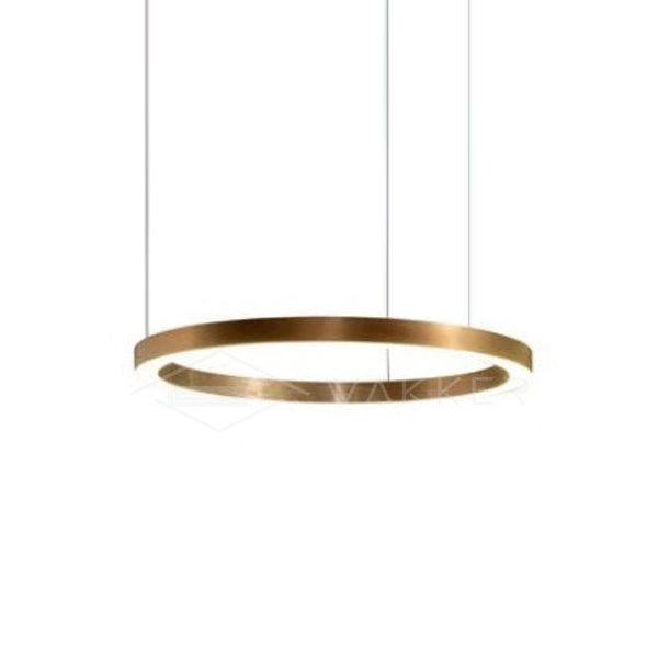 Arisha Modern LED Metal Large Multi Ring Adjustable Living/Dining Room Pendant Light, Gold - Neutral Decor
