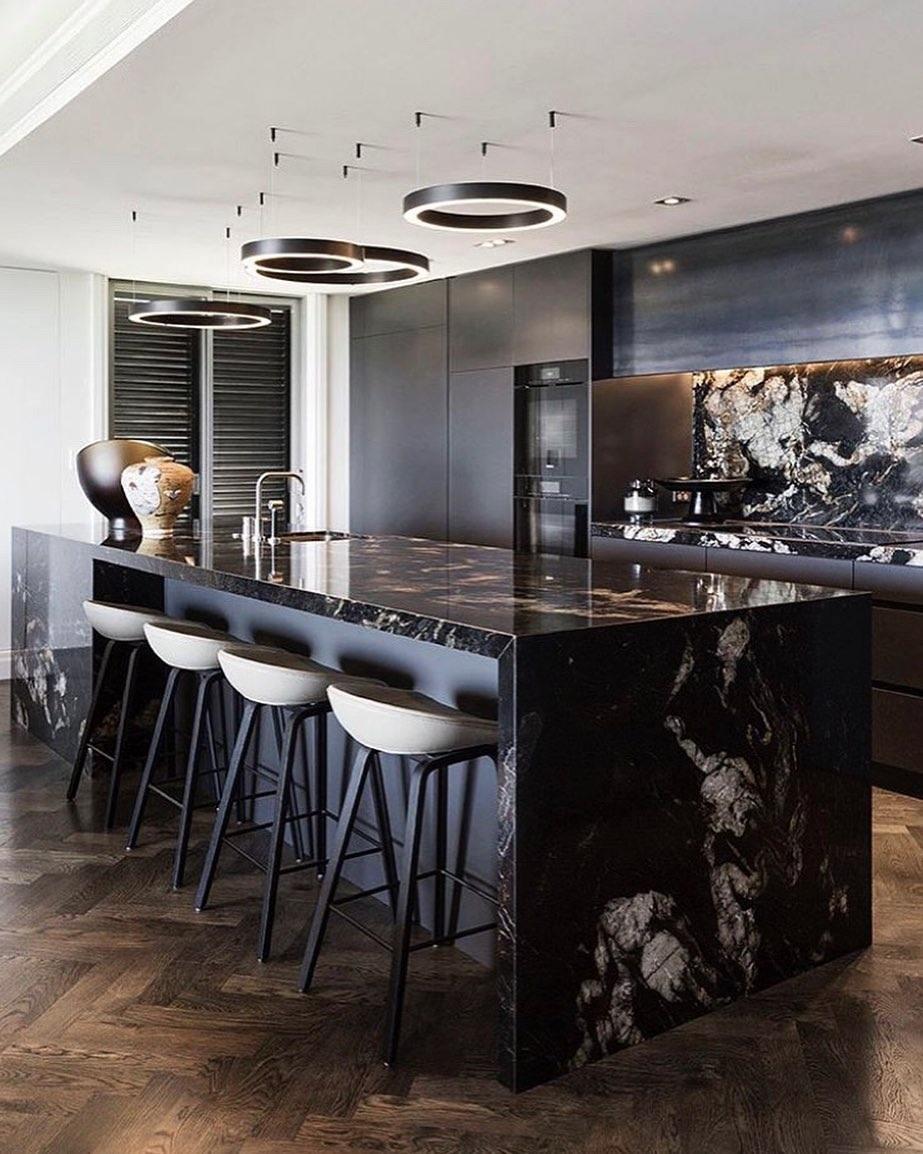 Dexlin Pendant Light LED Ring Gold Modern 3-Ring-Neutral Decor