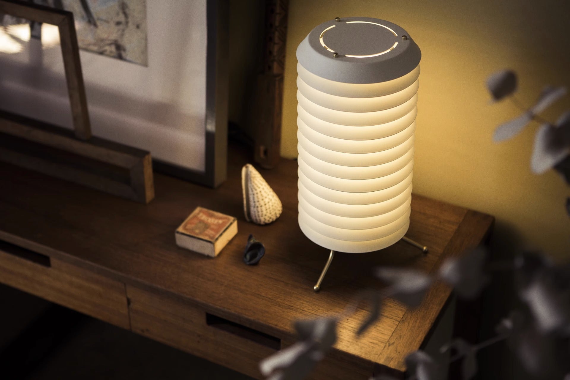 Kora Lattice Scandinavian Table Lamp-Neutral Decor