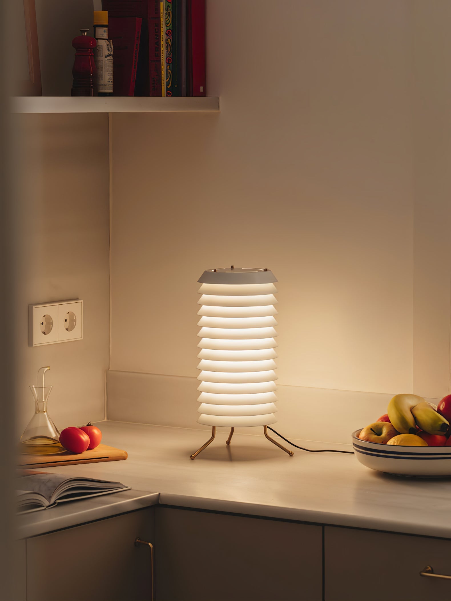 Kora Lattice Scandinavian Table Lamp-Neutral Decor