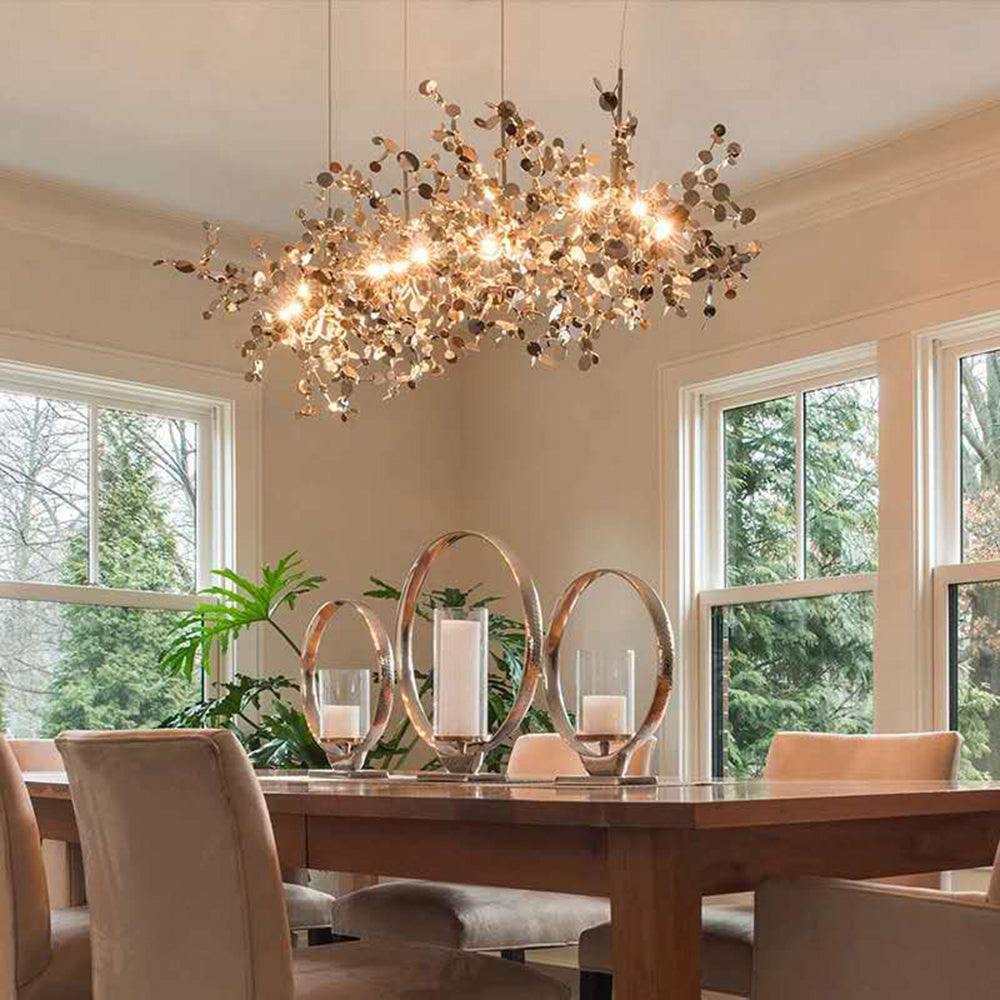 Olivia Artsy Classy Cluster Fireworks Pendant Light, Stainless steel - Neutral Decor