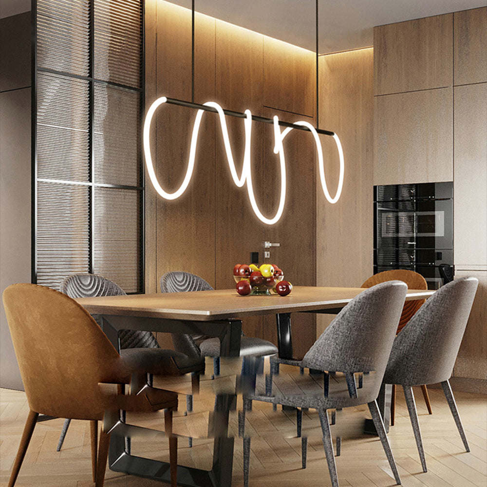 Arisha Curved & Linear Semi Flush Mount Ceiling Light, Gold - Neutral Decor