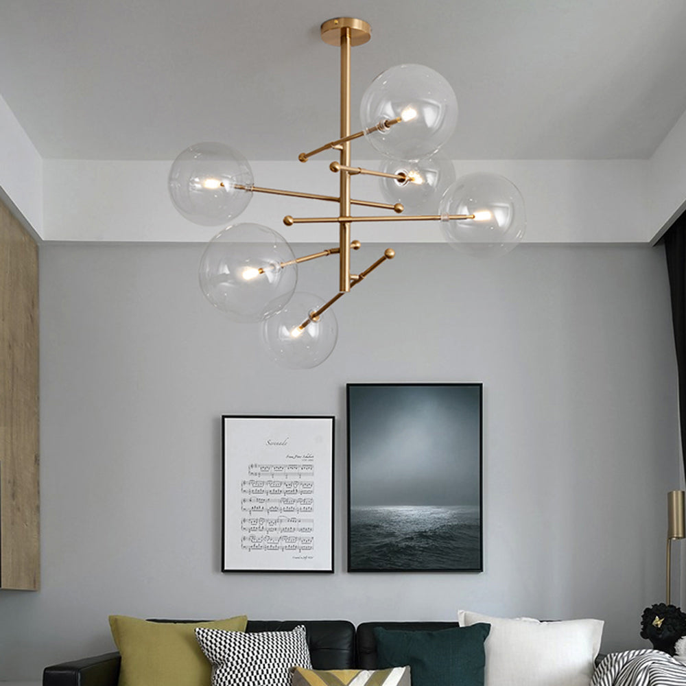 Valentina Modern Nordic Clear Bubble Pendant Light - Neutral Decor