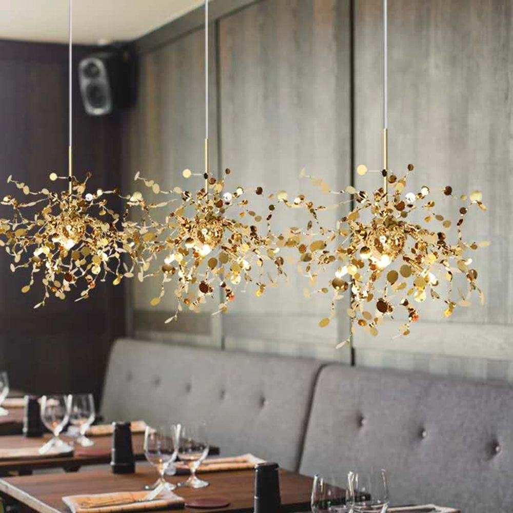 Olivia Artsy Classy Cluster Fireworks Pendant Light, Stainless steel - Neutral Decor