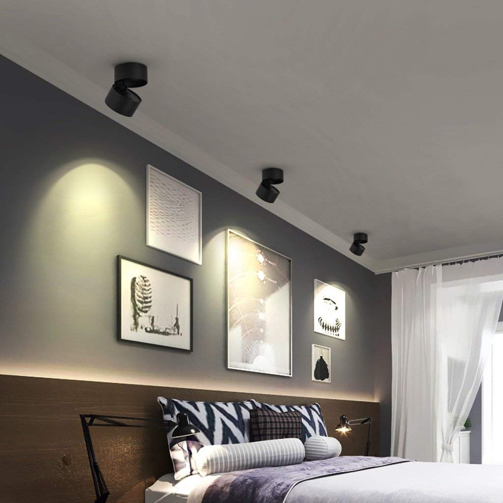 Thyn Round Rotatable Ceiling Light Spotlight - Neutral Decor
