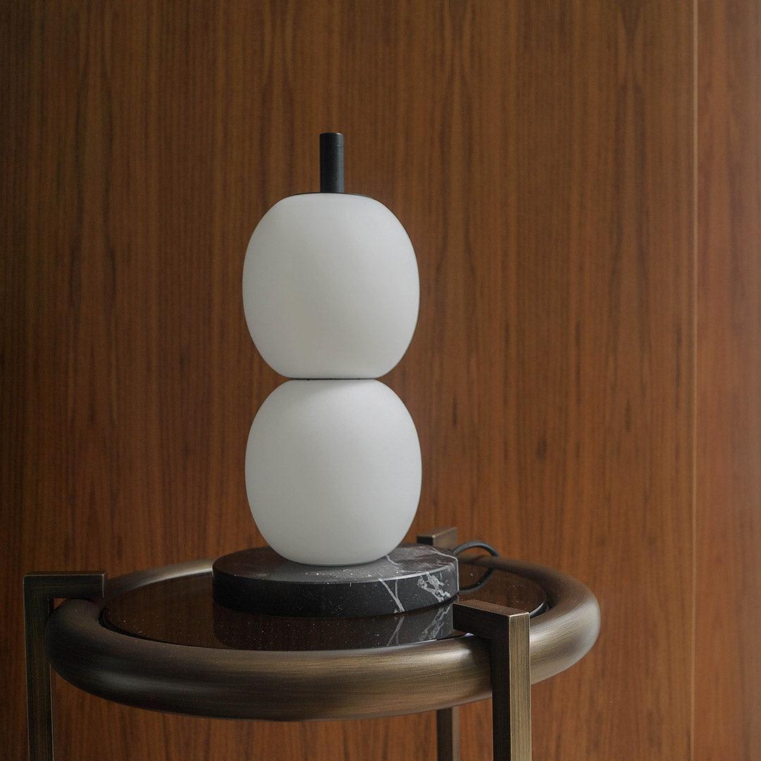 Olive Modern Marble Table Lamp-Neutral Decor