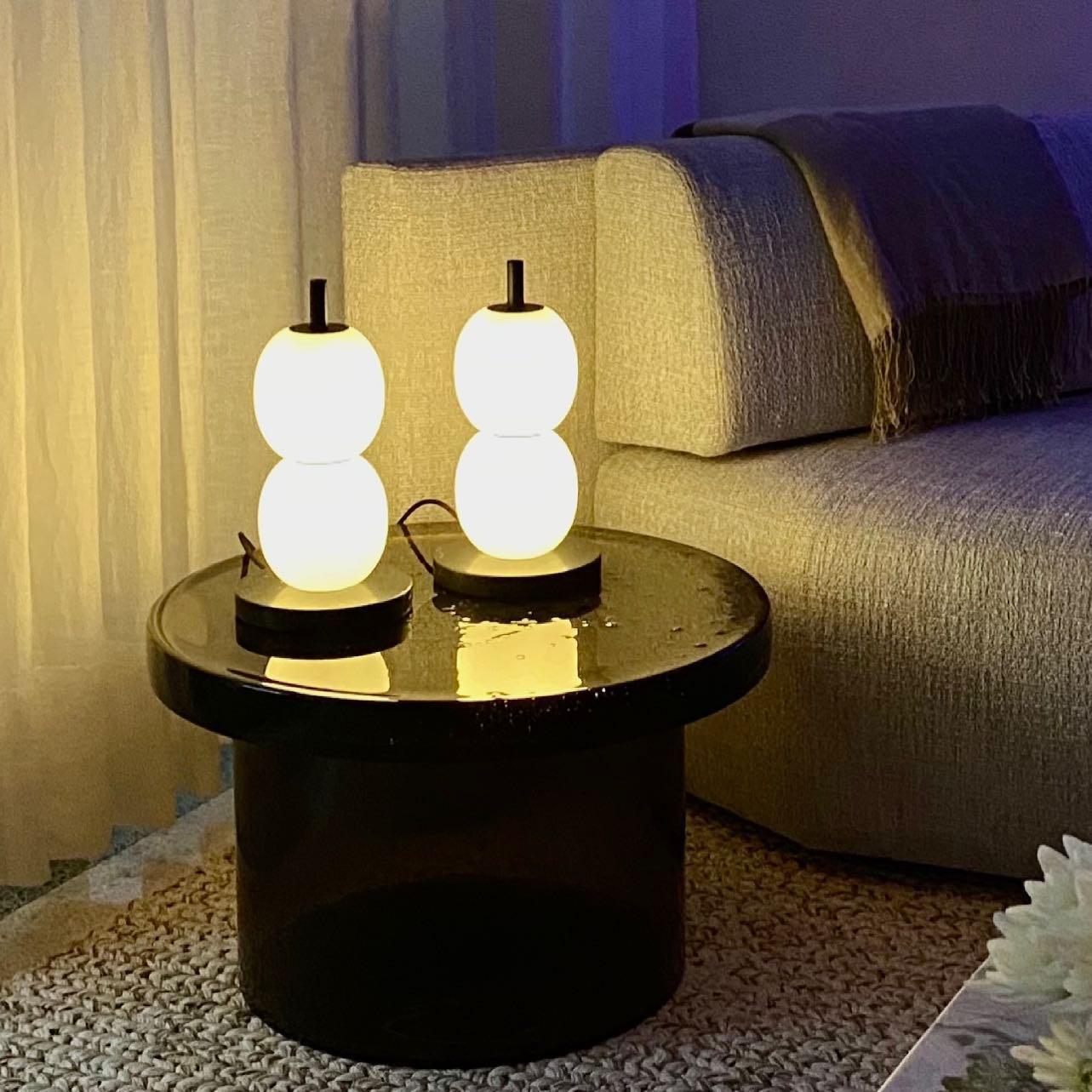 Olive Modern Marble Table Lamp-Neutral Decor