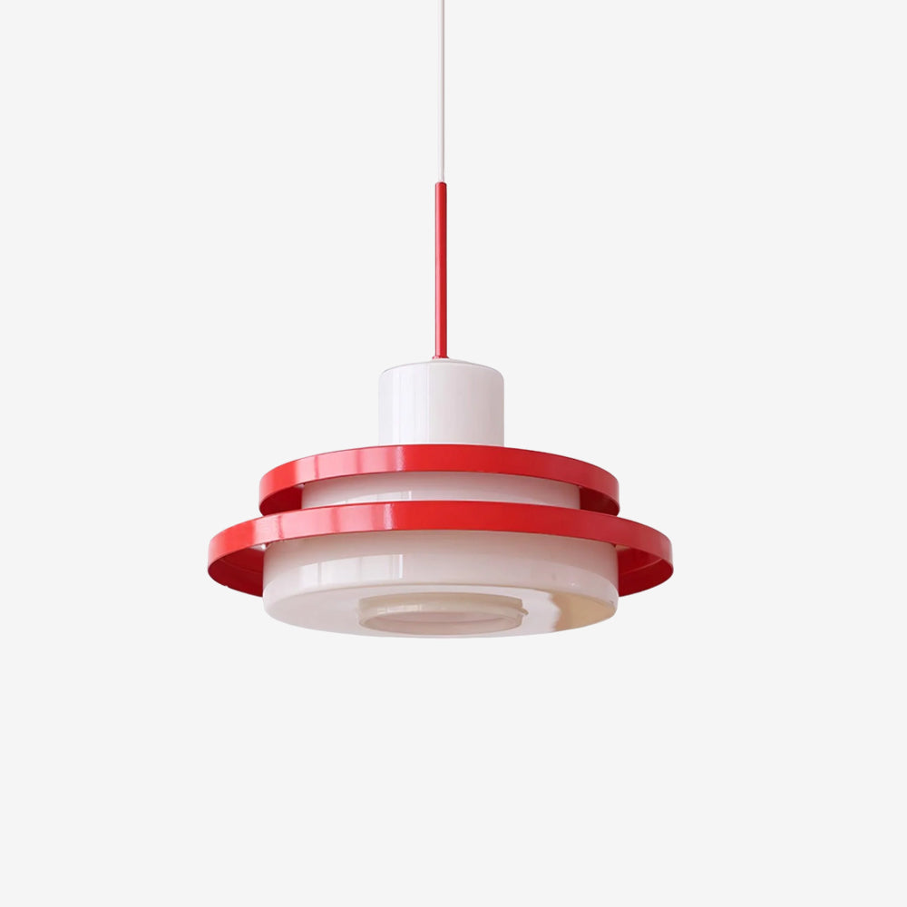 Eviso Red and White Pendant Light