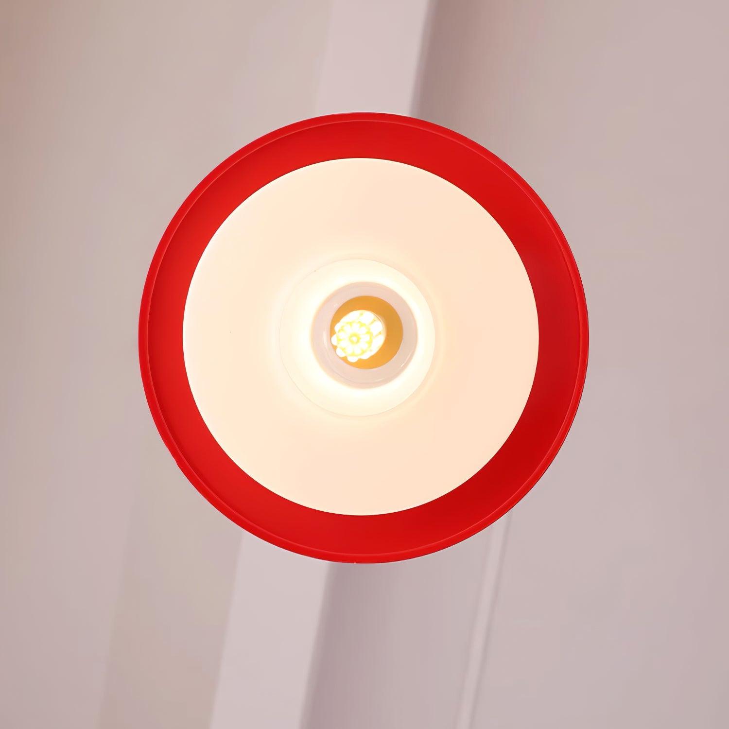 Eviso Red and White Pendant Light