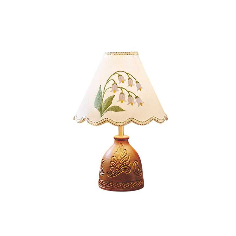 Full view of the Maisie Table Lamp, Model B, showing its proportions.