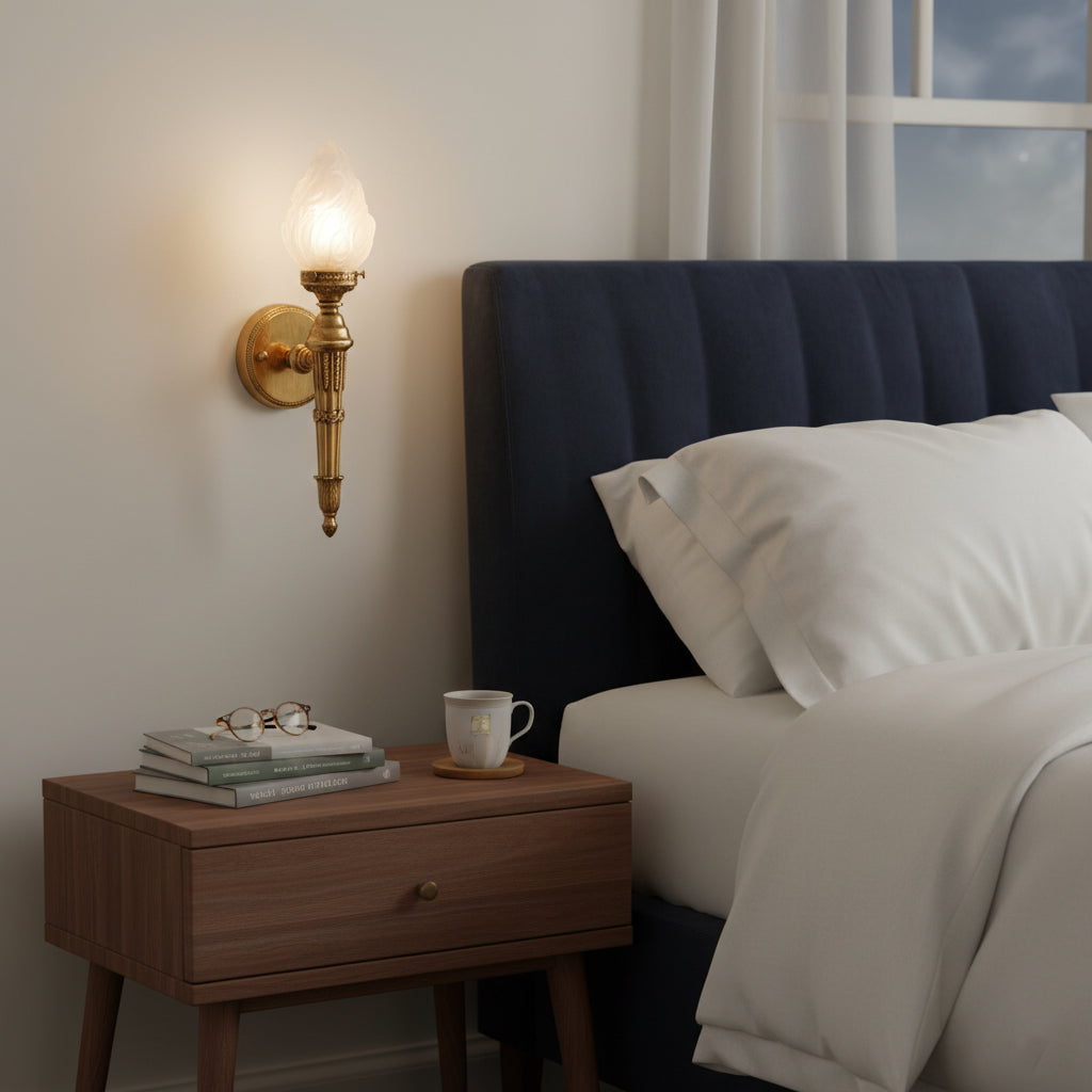 Angled view highlighting the lamp's refined design.