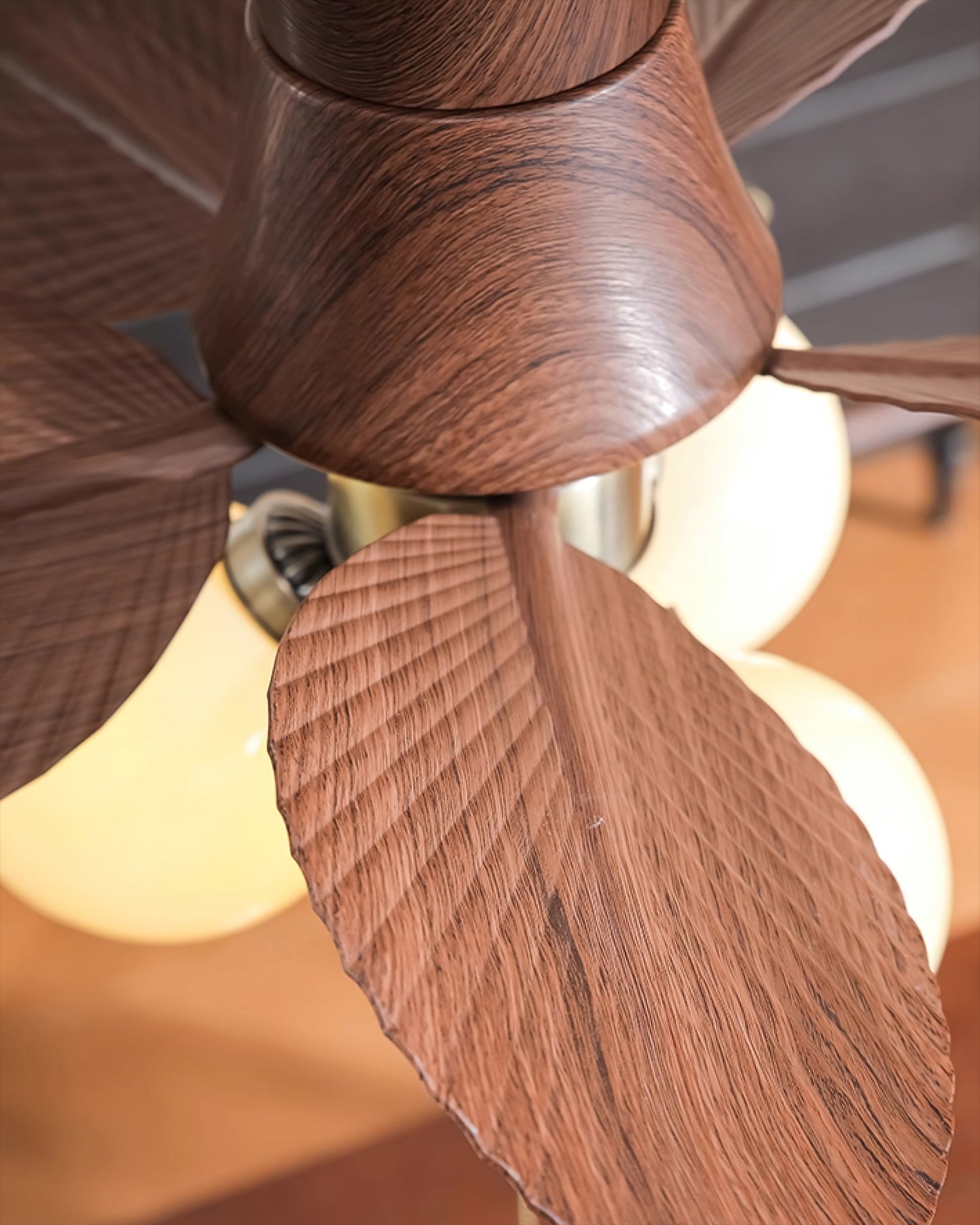 Diagram showing the dimensions of the Malibu Ceiling Fan Light.
