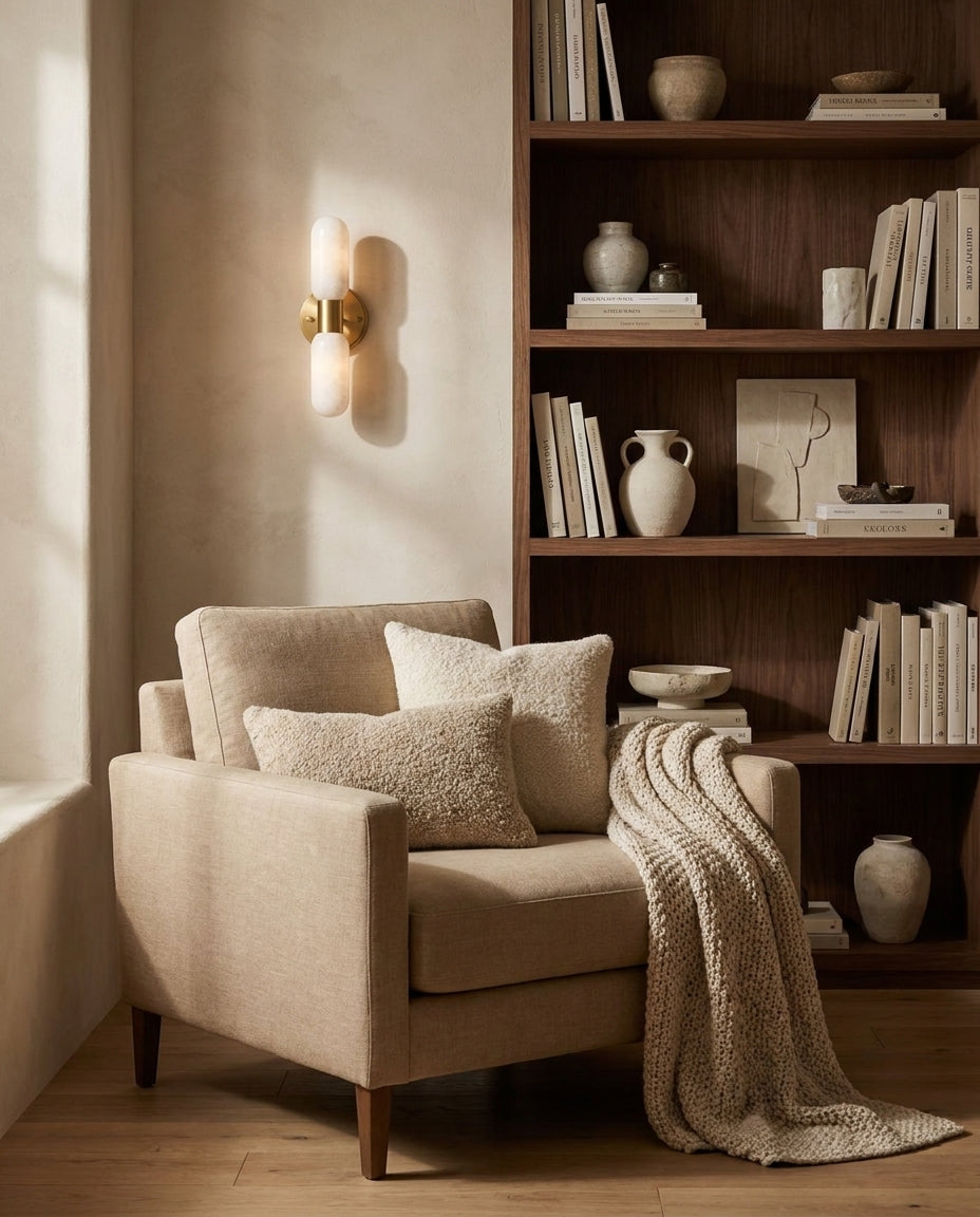 Odilia Alabaster Wall Sconce