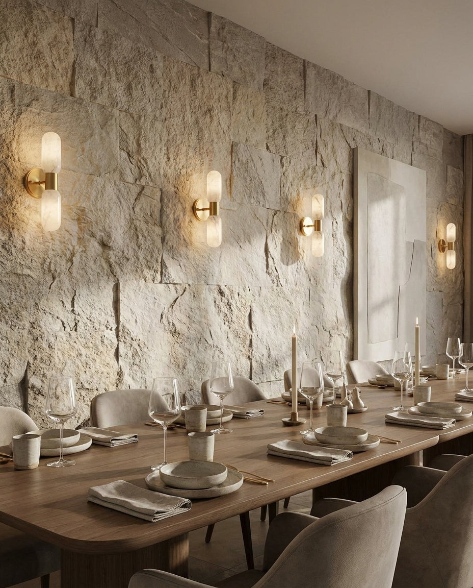 Odilia Alabaster Wall Sconce