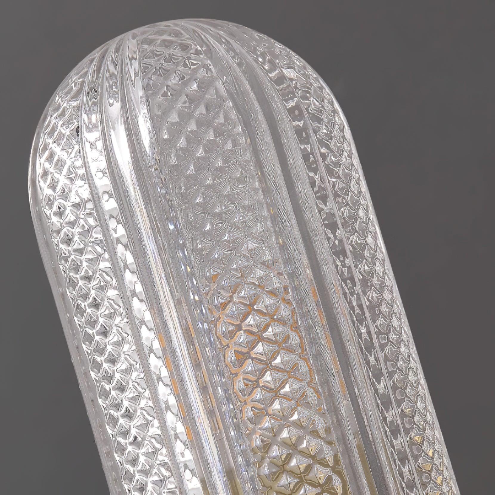 Eira Brass and Textured Glass Double Light Wall Sconce-Neutral Decor