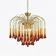 Ciel Chandelier Golden Arms and Crystal-Neutral Decor