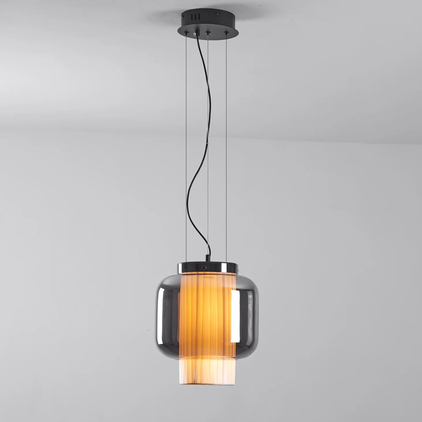 Auren Modern Glass Pendant Lamp-Neutral Decor