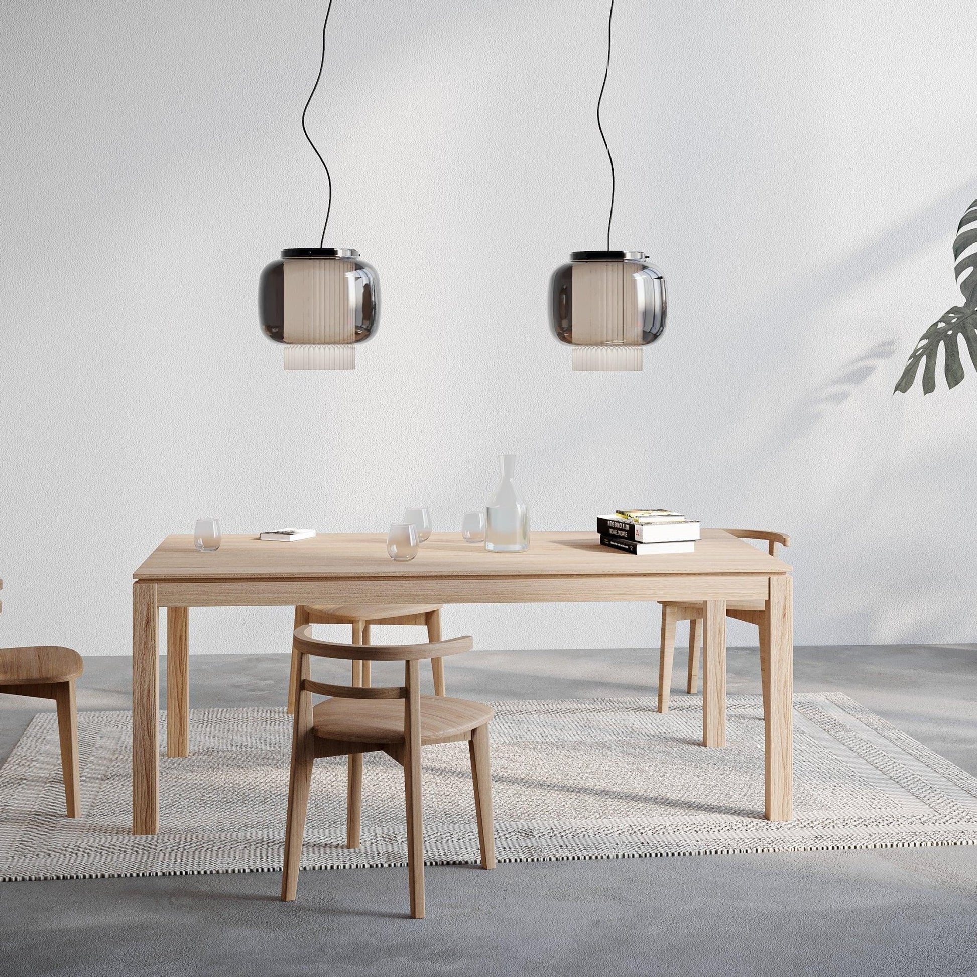 Auren Modern Glass Pendant Lamp-Neutral Decor