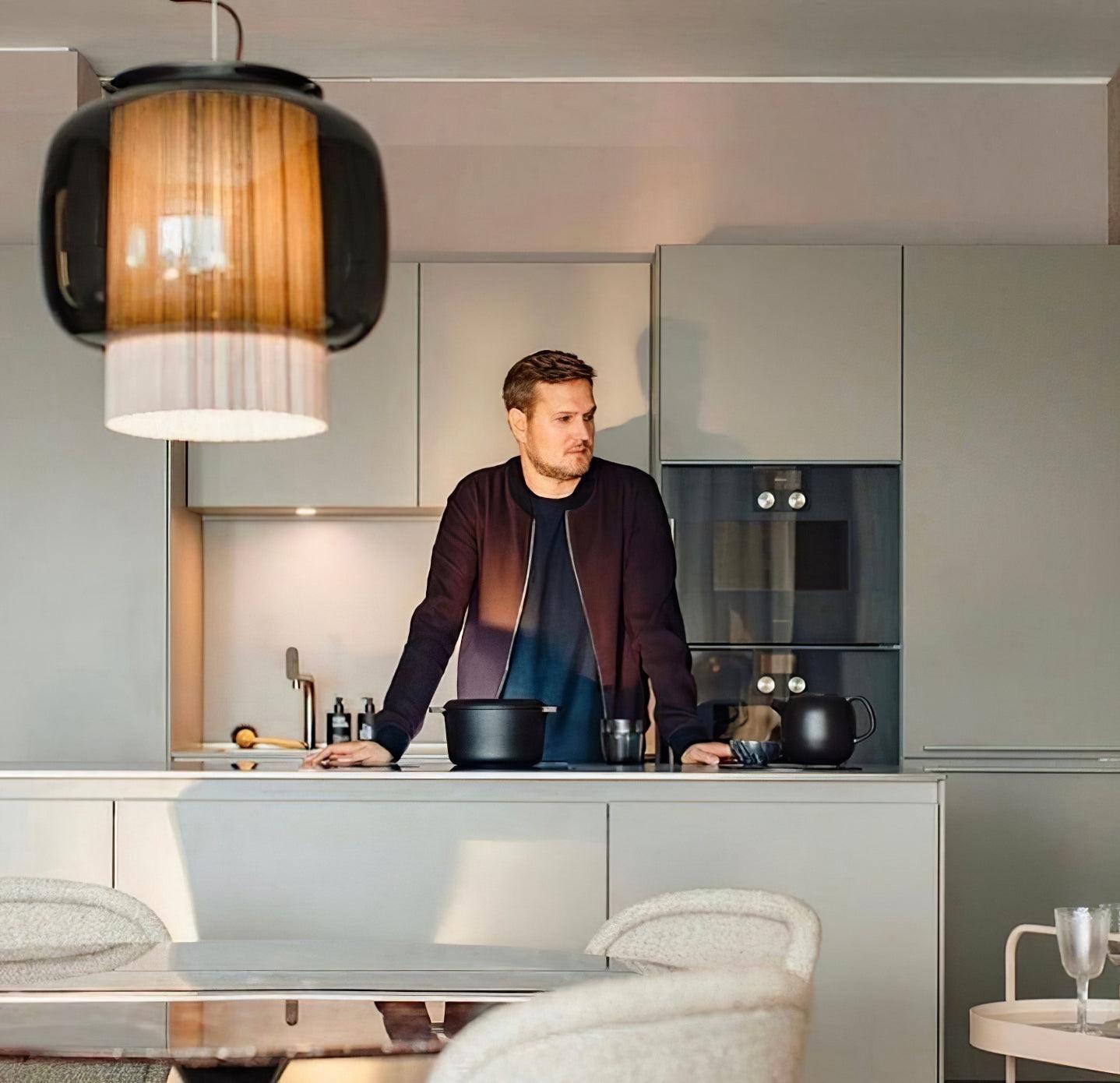 Auren Modern Glass Pendant Lamp-Neutral Decor