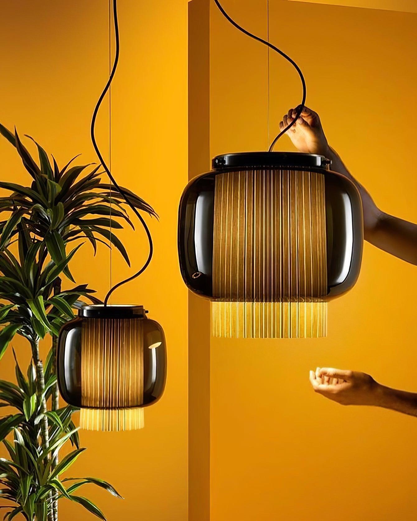 Auren Modern Glass Pendant Lamp-Neutral Decor
