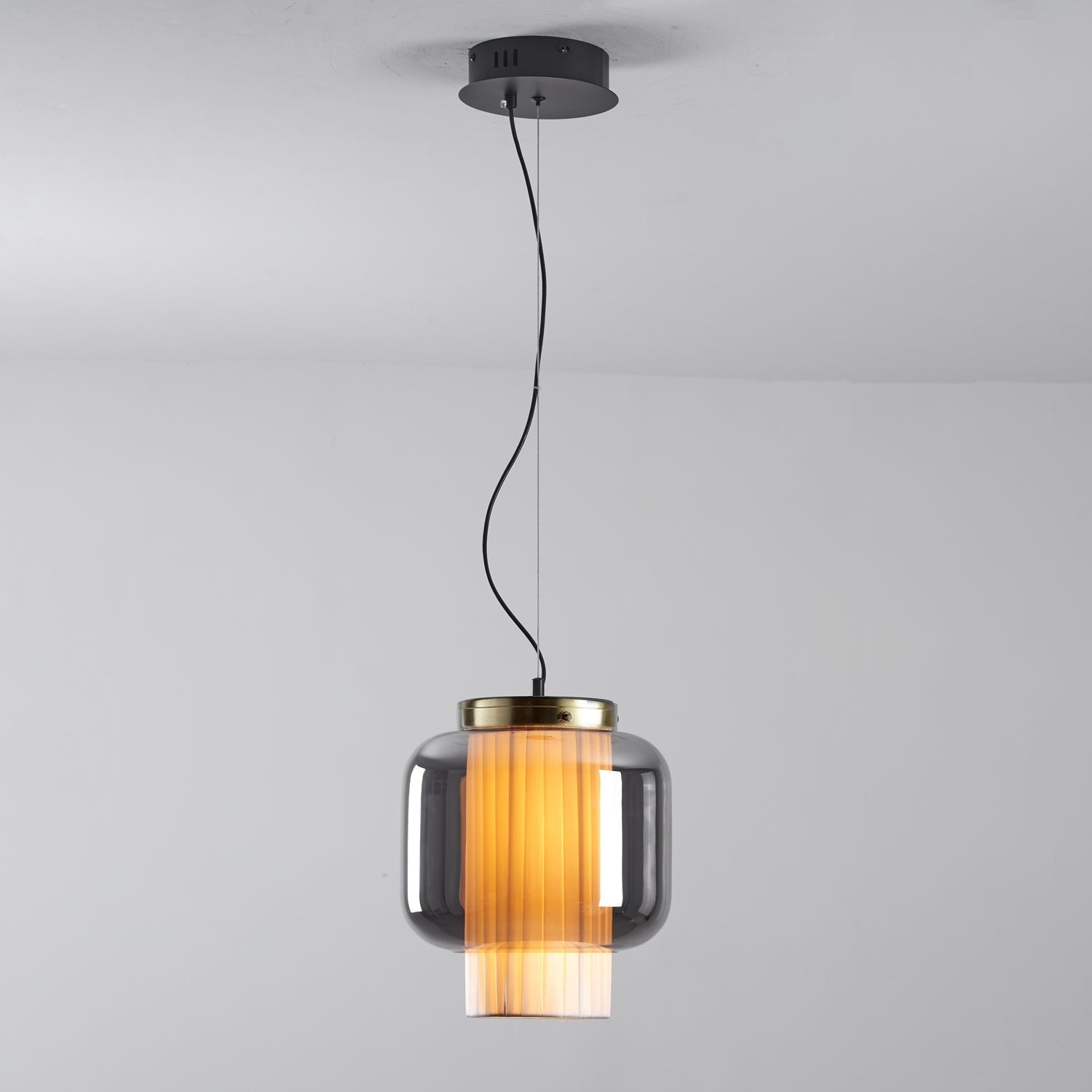 Auren Modern Glass Pendant Lamp-Neutral Decor