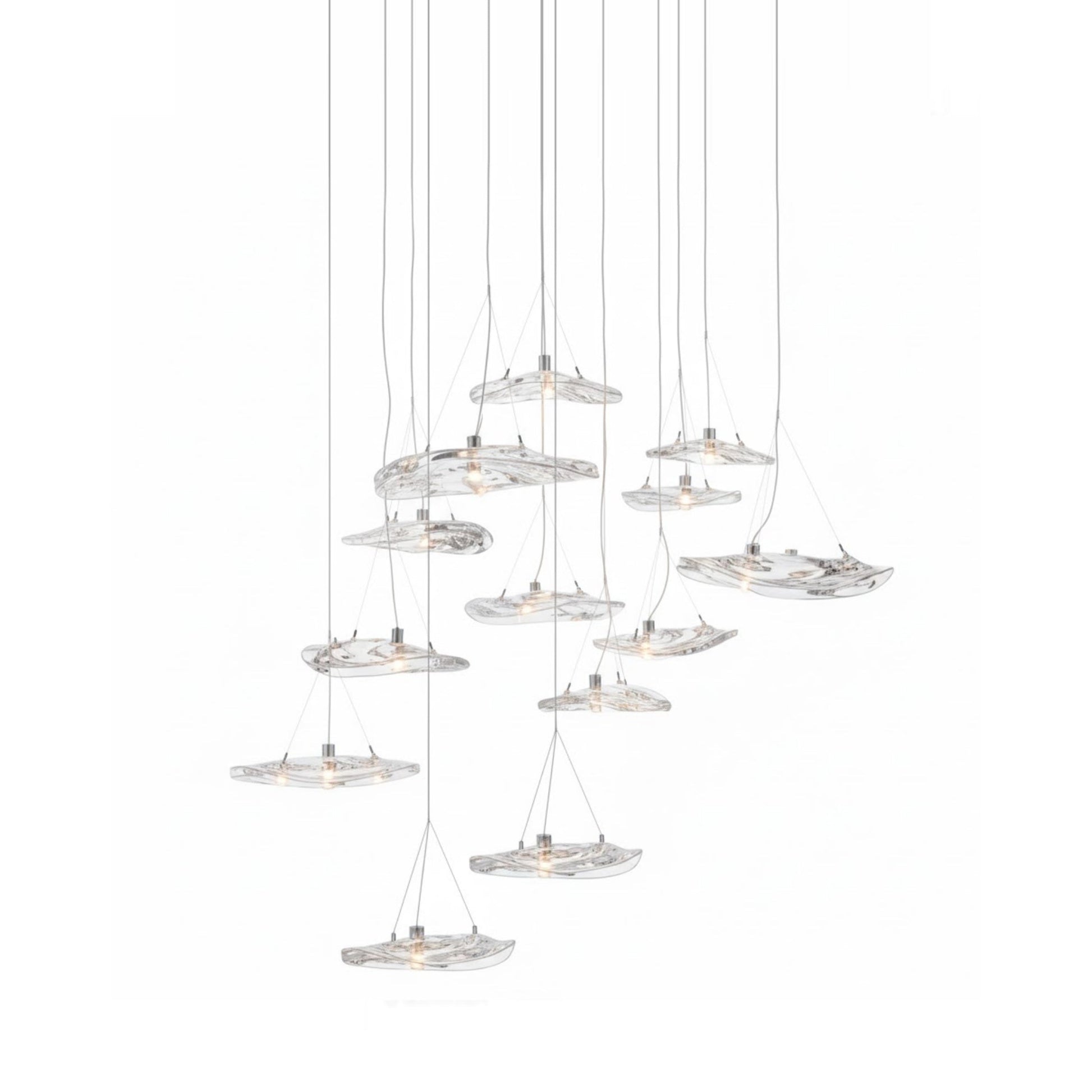 Manta Drift Chandelier-Neutral Decor