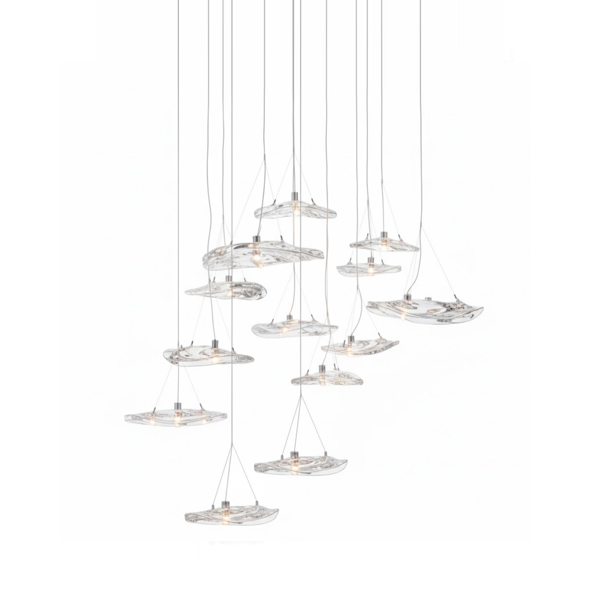 Manta Drift Chandelier-Neutral Decor