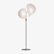 Riven Modern Fabric Floor Lamp-Neutral Decor