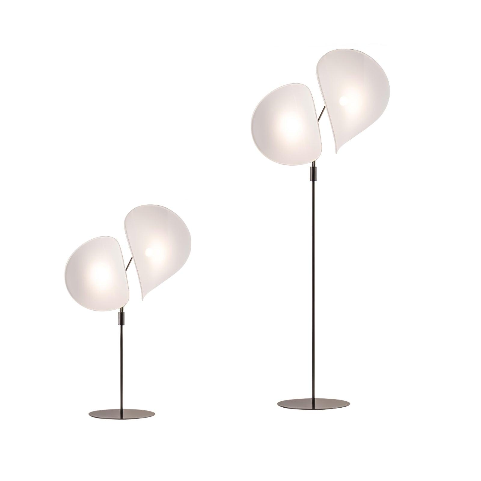 Riven Modern Fabric Floor Lamp-Neutral Decor