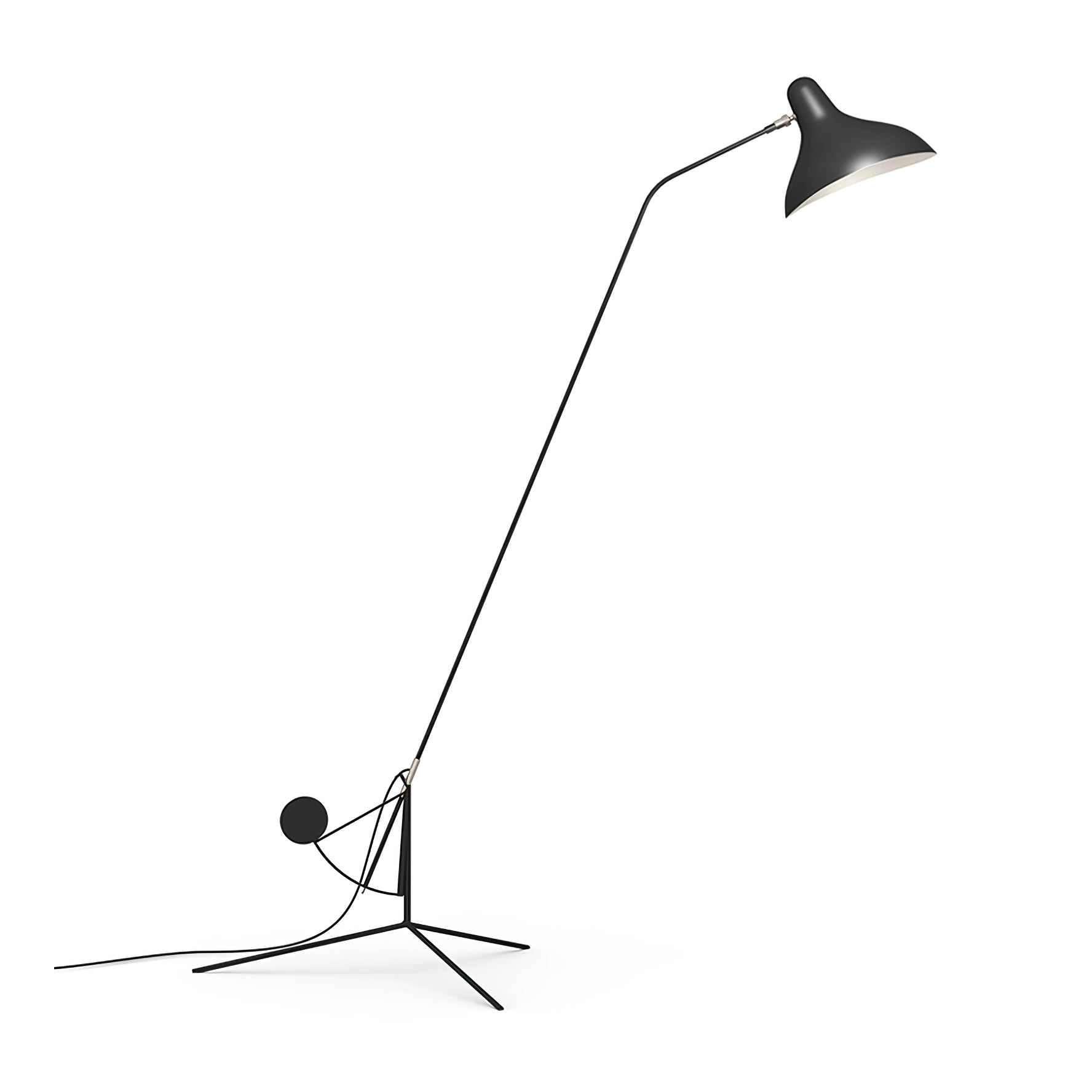 ArcMotion Mantis Arm Floor Lamp-Neutral Decor