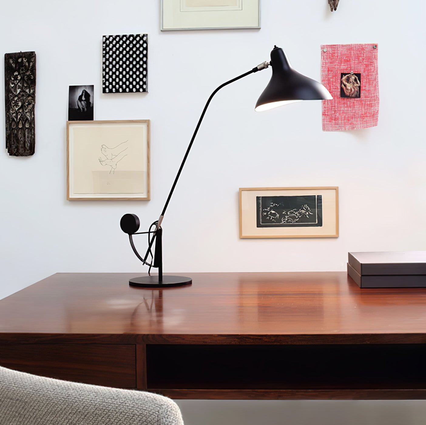Sfera Industrial Table Lamp-Neutral Decor