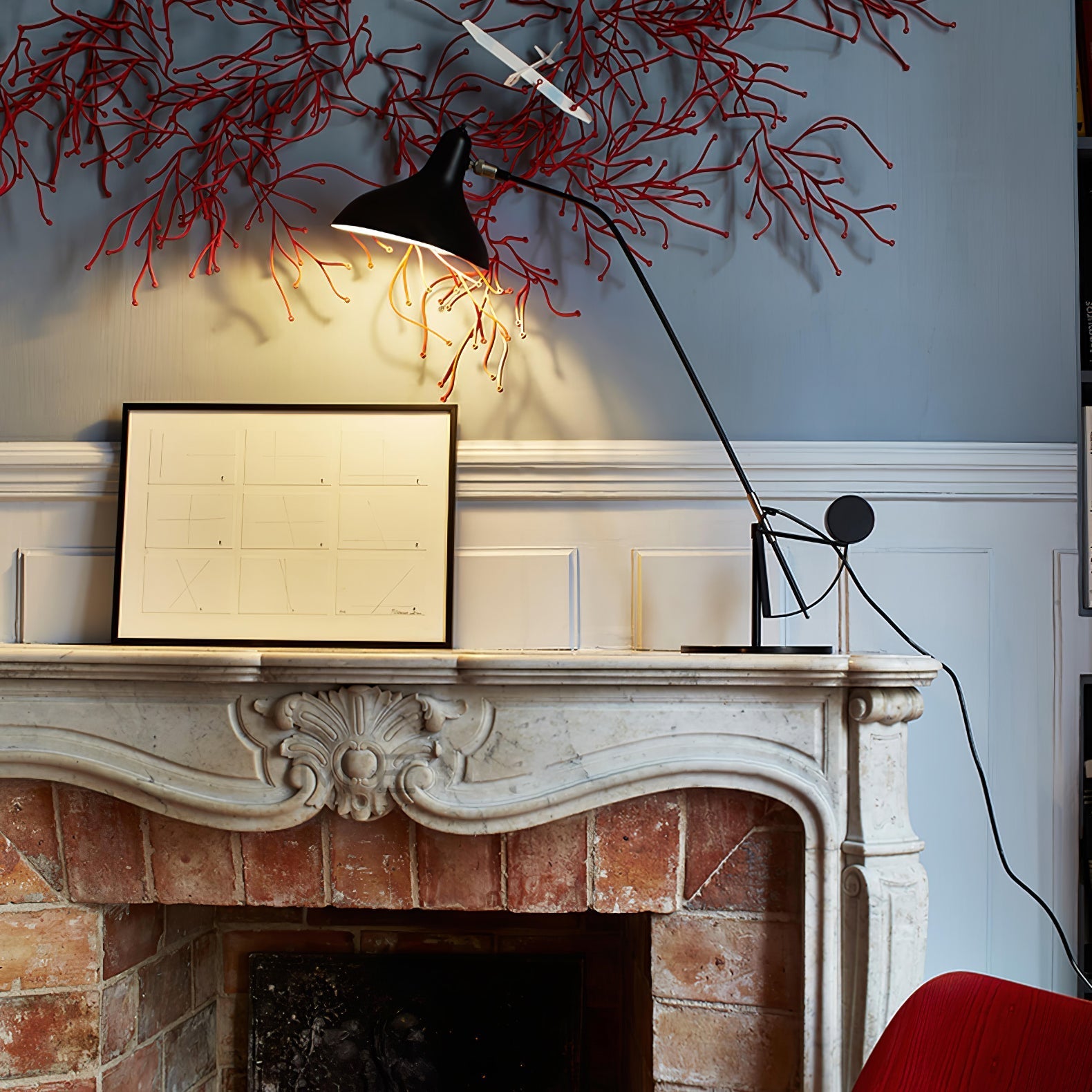 Sfera Industrial Table Lamp-Neutral Decor