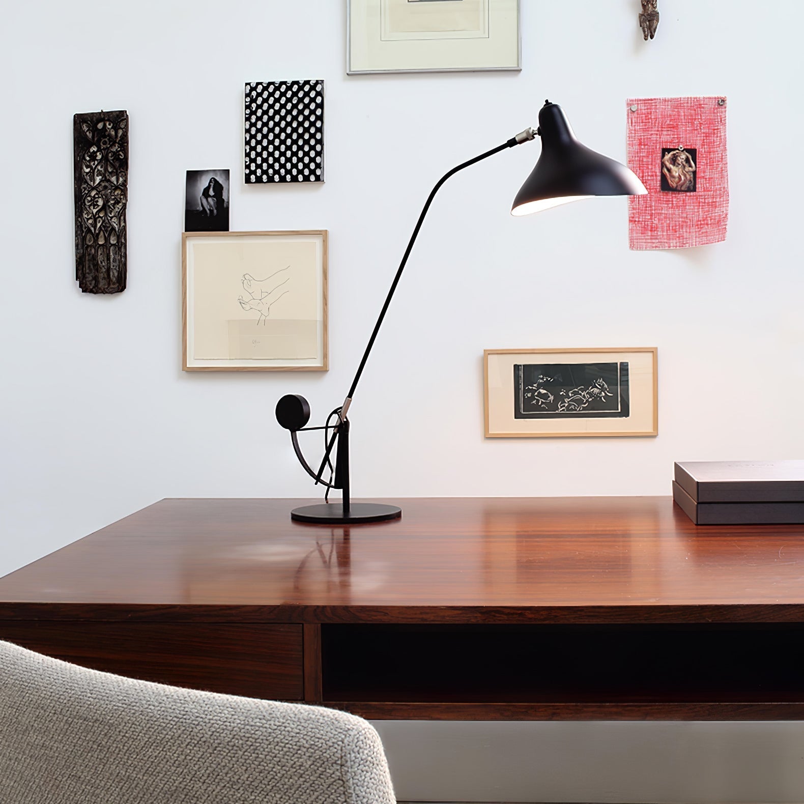 Sfera Industrial Table Lamp-Neutral Decor