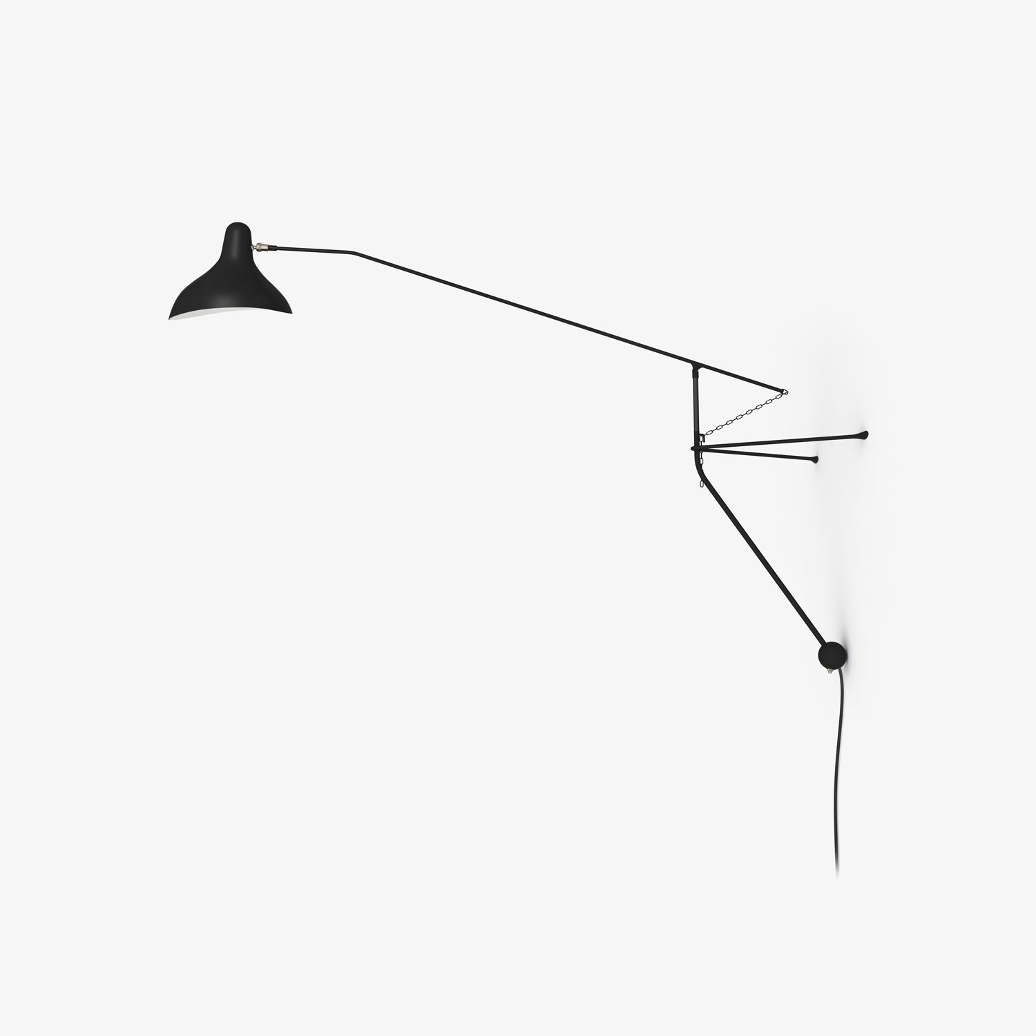 Ivsolarae Modern Minimalist Arm Wall Lamp-Neutral Decor