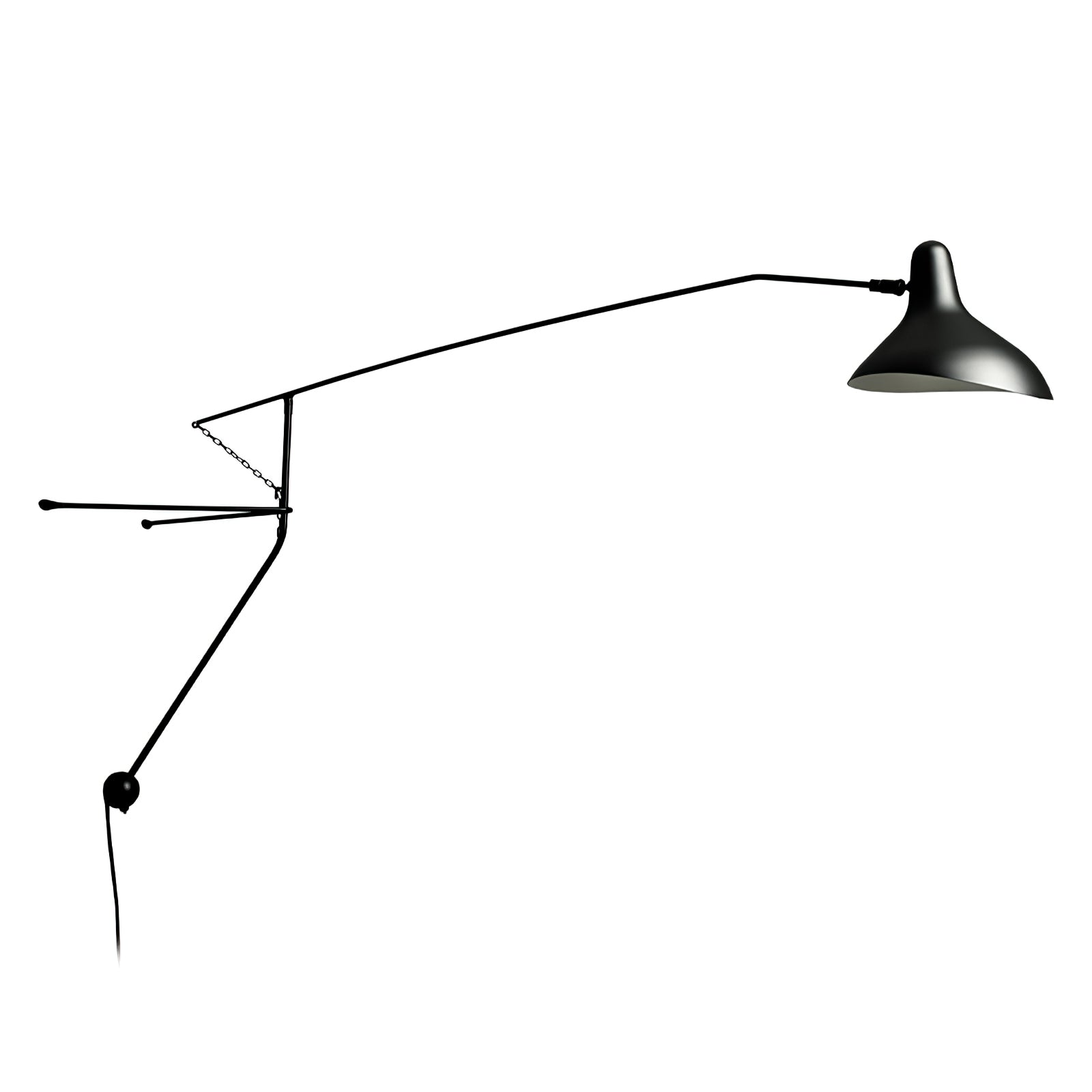 Ivsolarae Modern Minimalist Arm Wall Lamp-Neutral Decor
