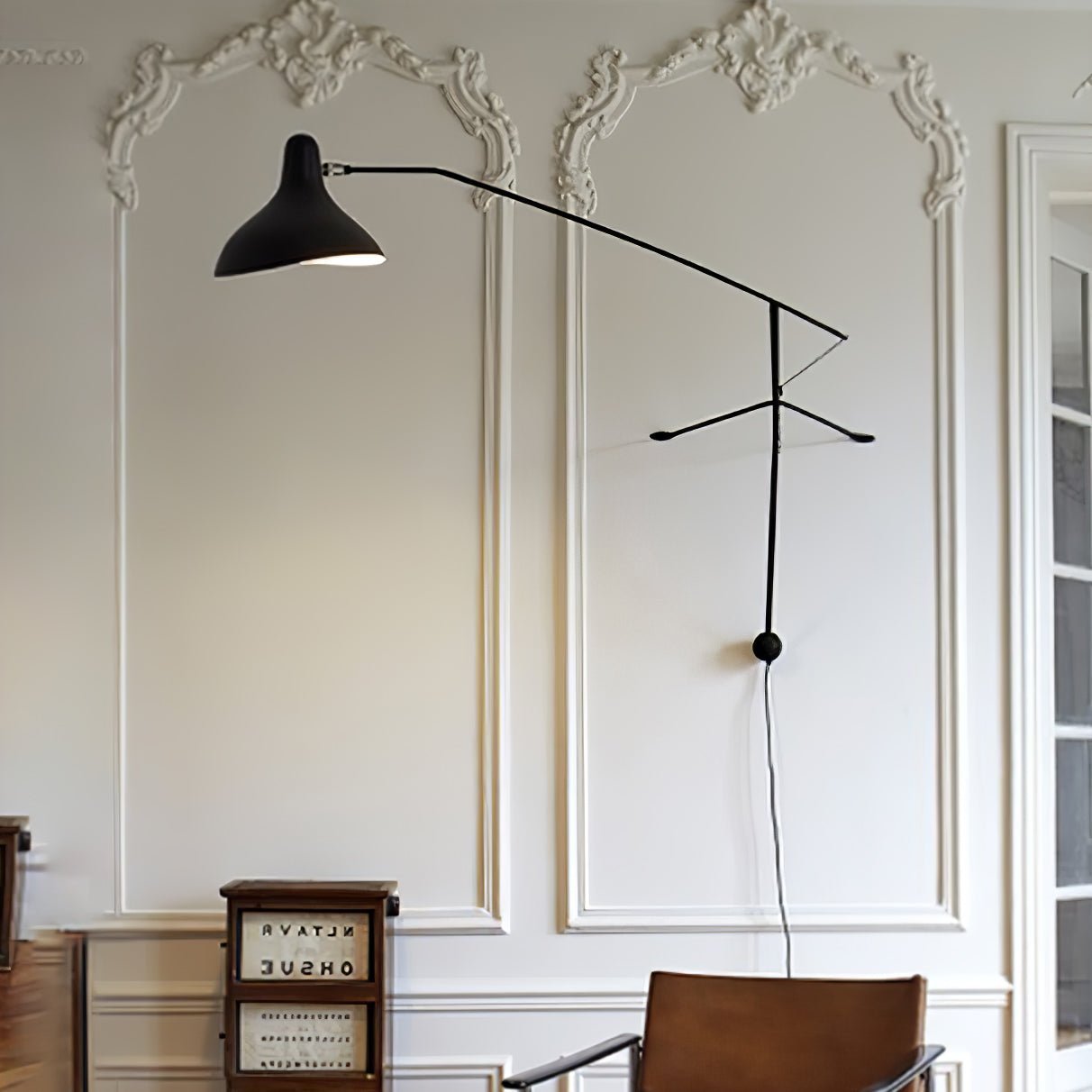 Ivsolarae Modern Minimalist Arm Wall Lamp-Neutral Decor