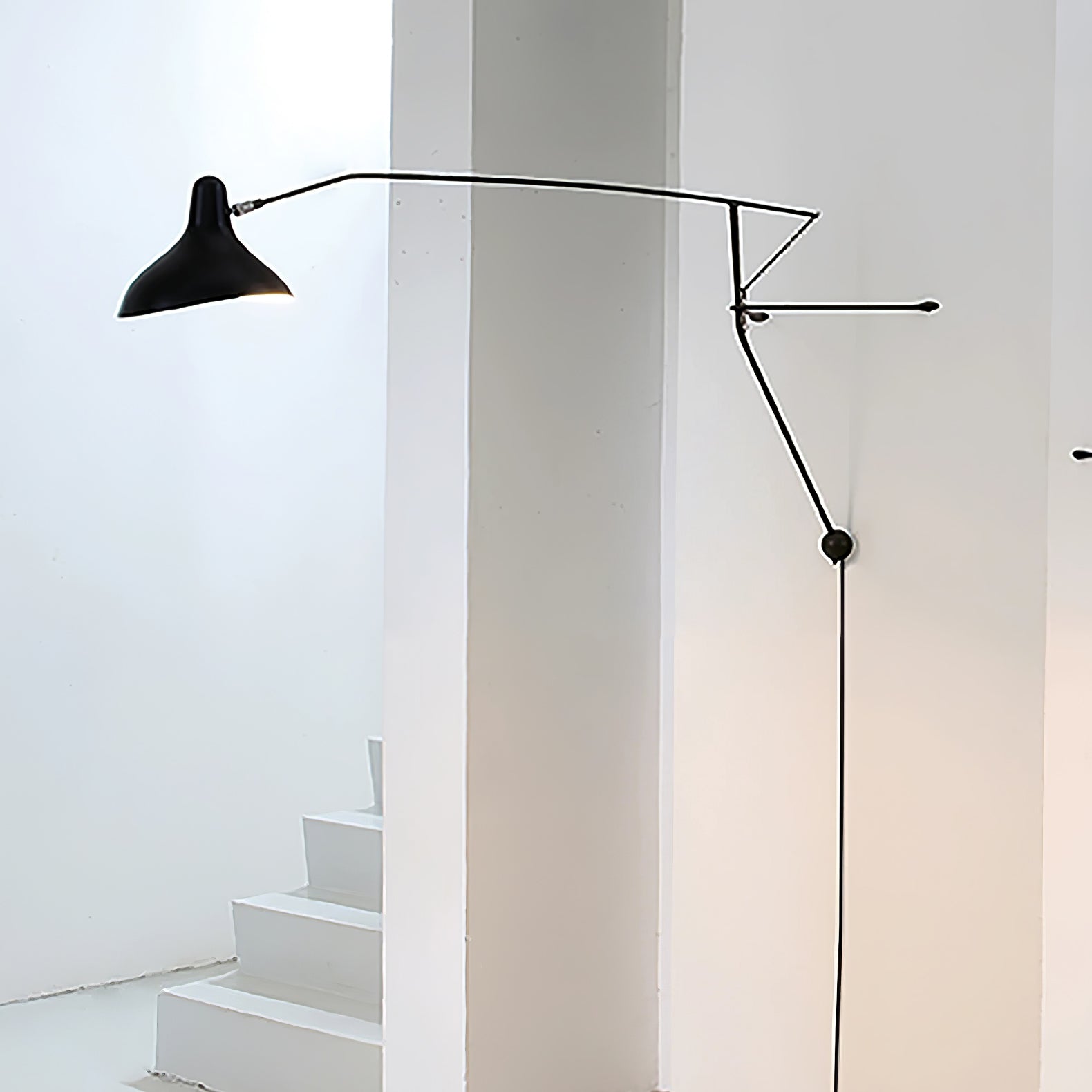Ivsolarae Modern Minimalist Arm Wall Lamp-Neutral Decor