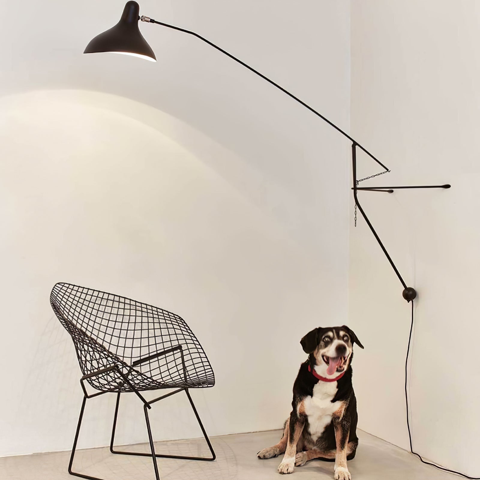 Ivsolarae Modern Minimalist Arm Wall Lamp-Neutral Decor