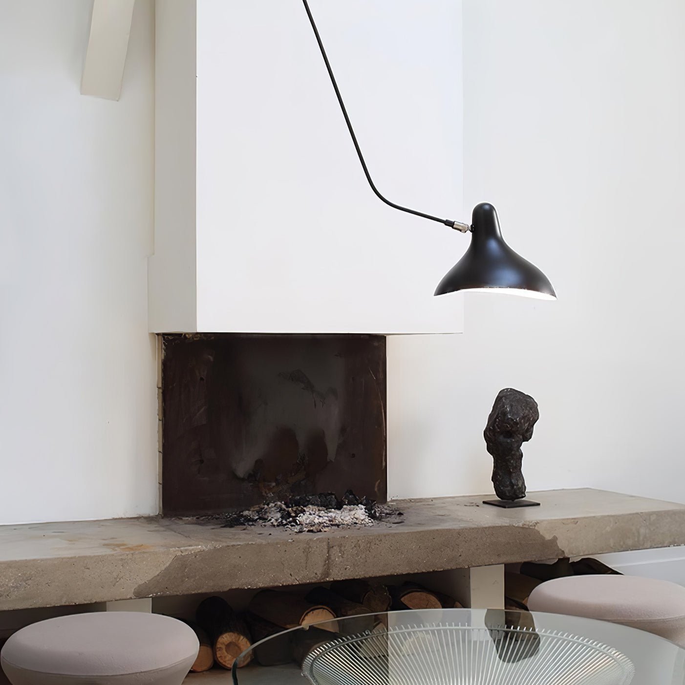 Ivsolarae Modern Minimalist Arm Wall Lamp-Neutral Decor