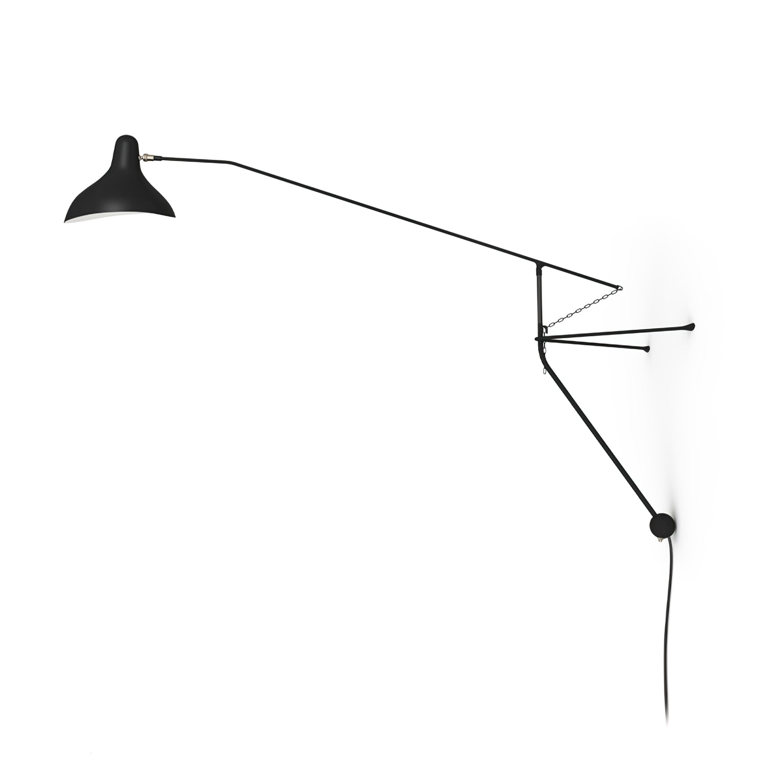 Ivsolarae Modern Minimalist Arm Wall Lamp-Neutral Decor
