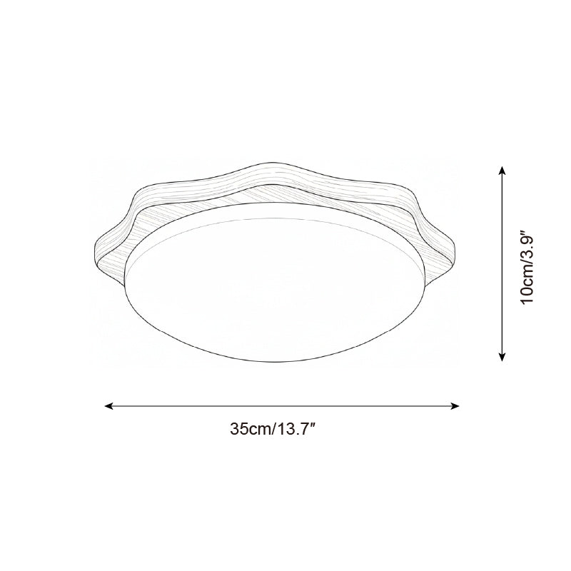 Ainsley Wood Ceiling Lamp