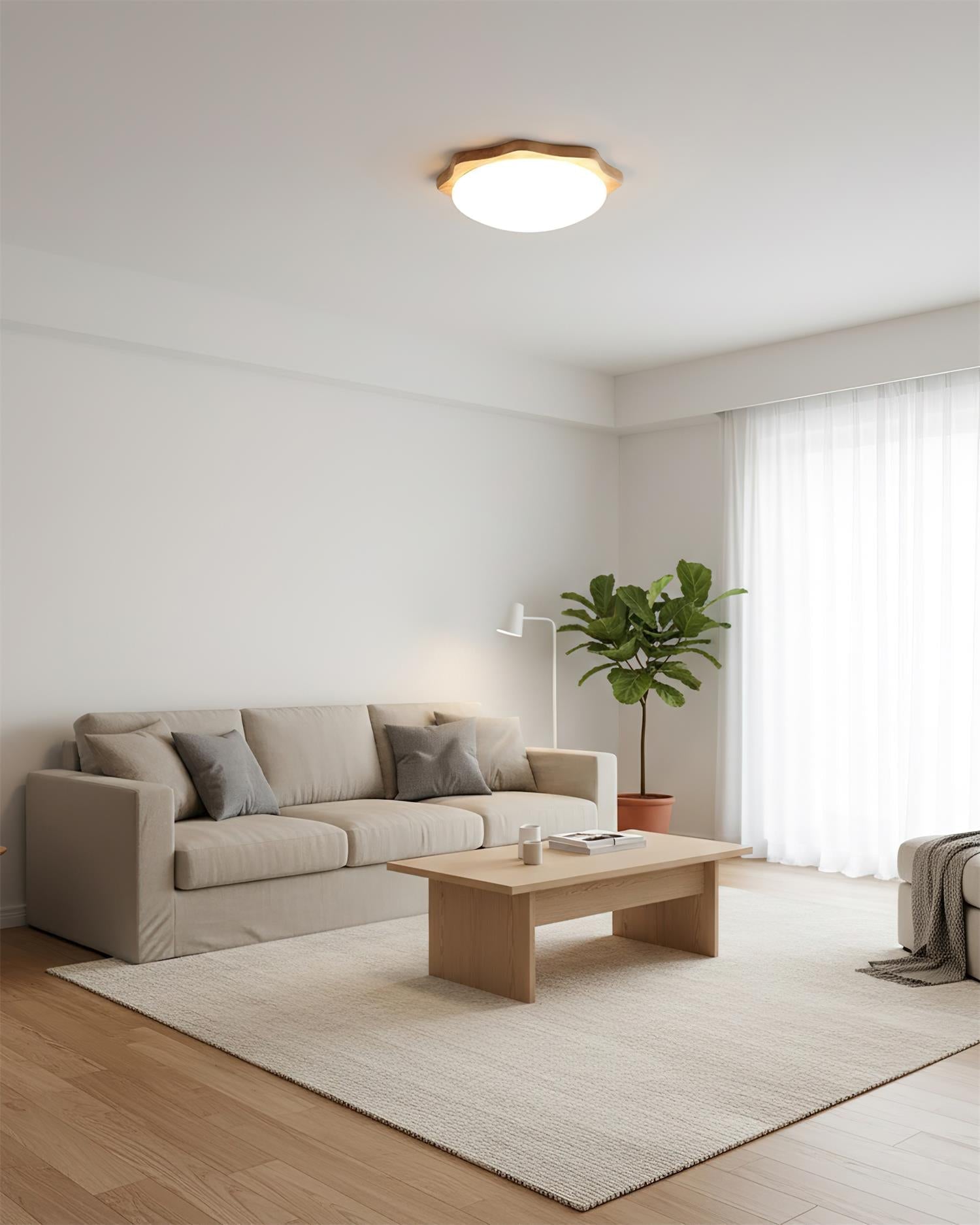Ainsley Wood Ceiling Lamp