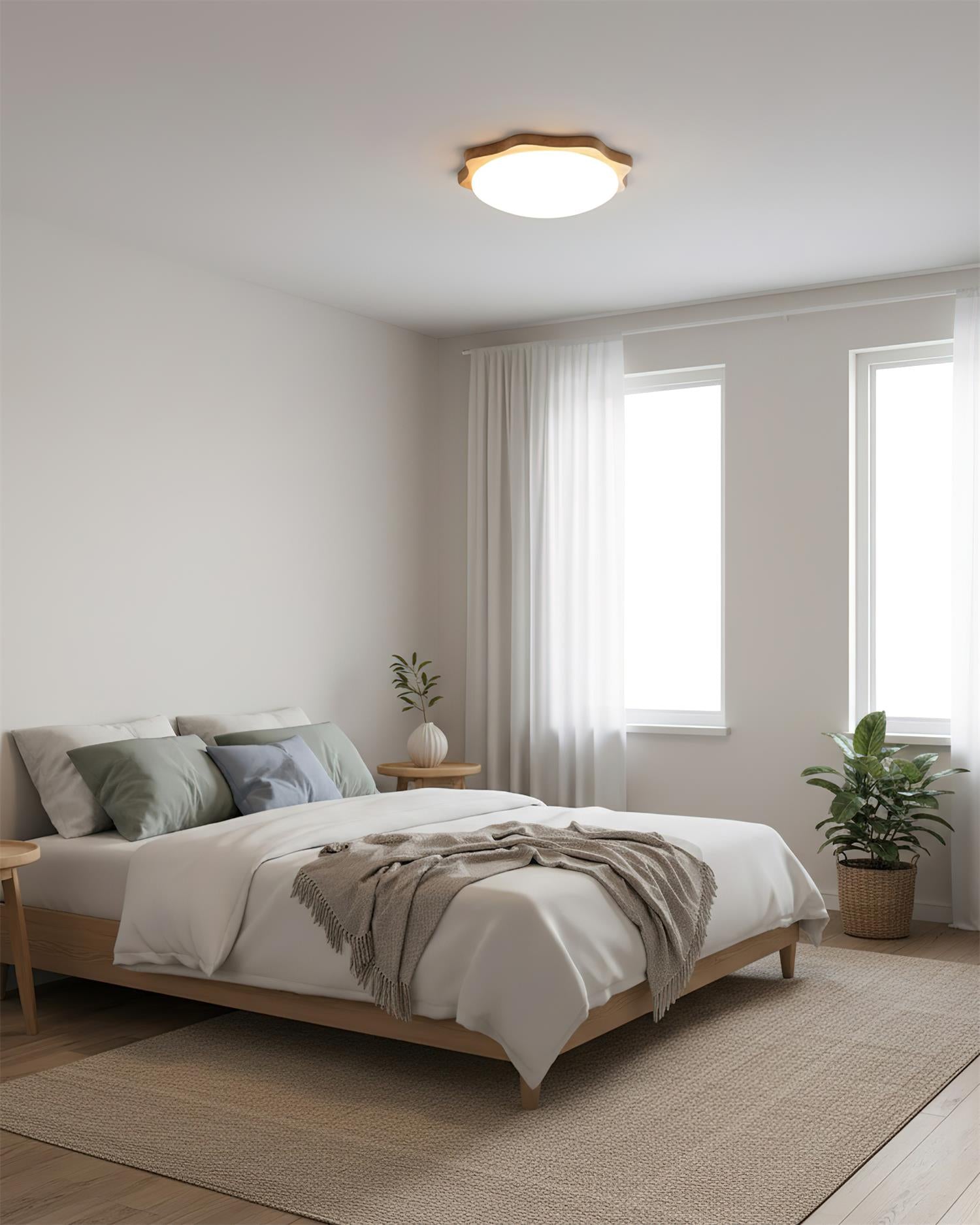 Ainsley Wood Ceiling Lamp